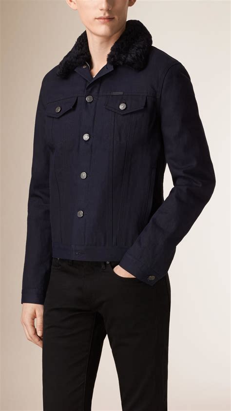 burberry jas|burberry denim jacket men's.